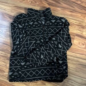 The north face quarter zip up coat